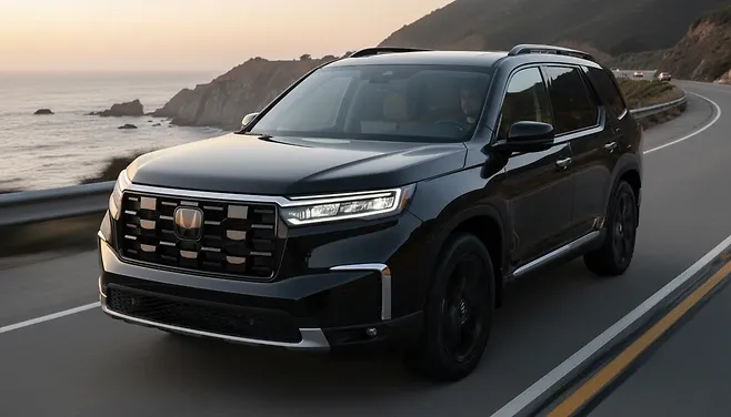 혼다 파일럿 2027년형 페이스리프트 포착, 하이브리드 시스템 도입 가능성 주목