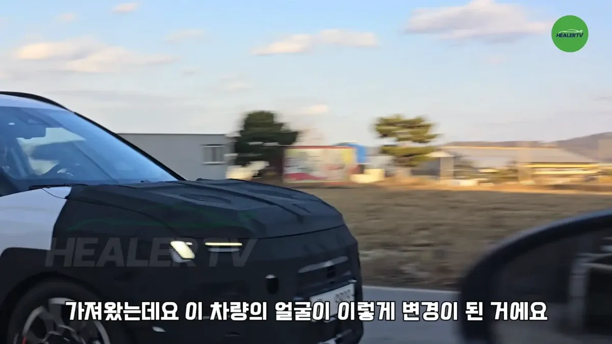 현대 크레타 페이스리프트 모델, 국내서 포착돼 화제