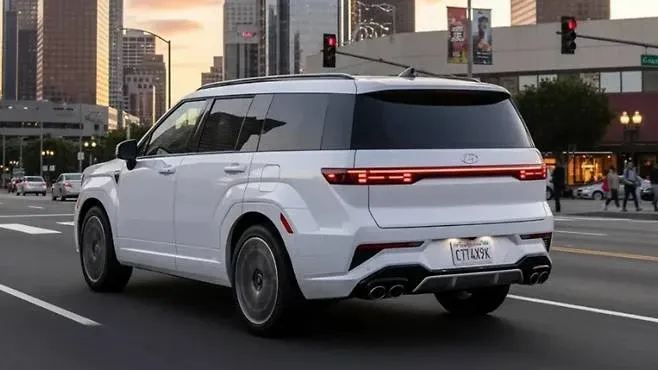 “팰리세이드 닮고 레인지로버 향한다” 한 렌더링이 드러낸 2027 싼타페의 ‘진짜 숙제’